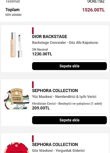Dior kapatıcı