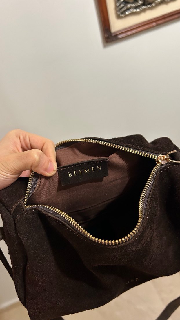 Beymen Gold Detay Süet Çanta - Görsel 2