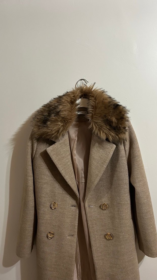 Seyyar Kürklü Kaşe Kaban - Görsel 2