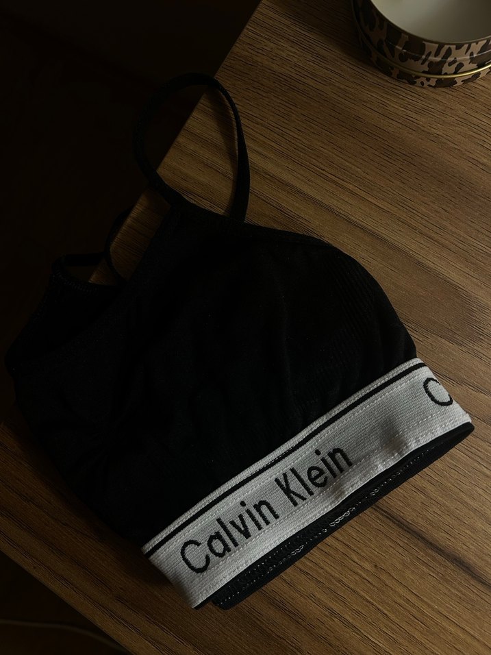 Calvin Klein Siyah Büstiyer - Görsel 2
