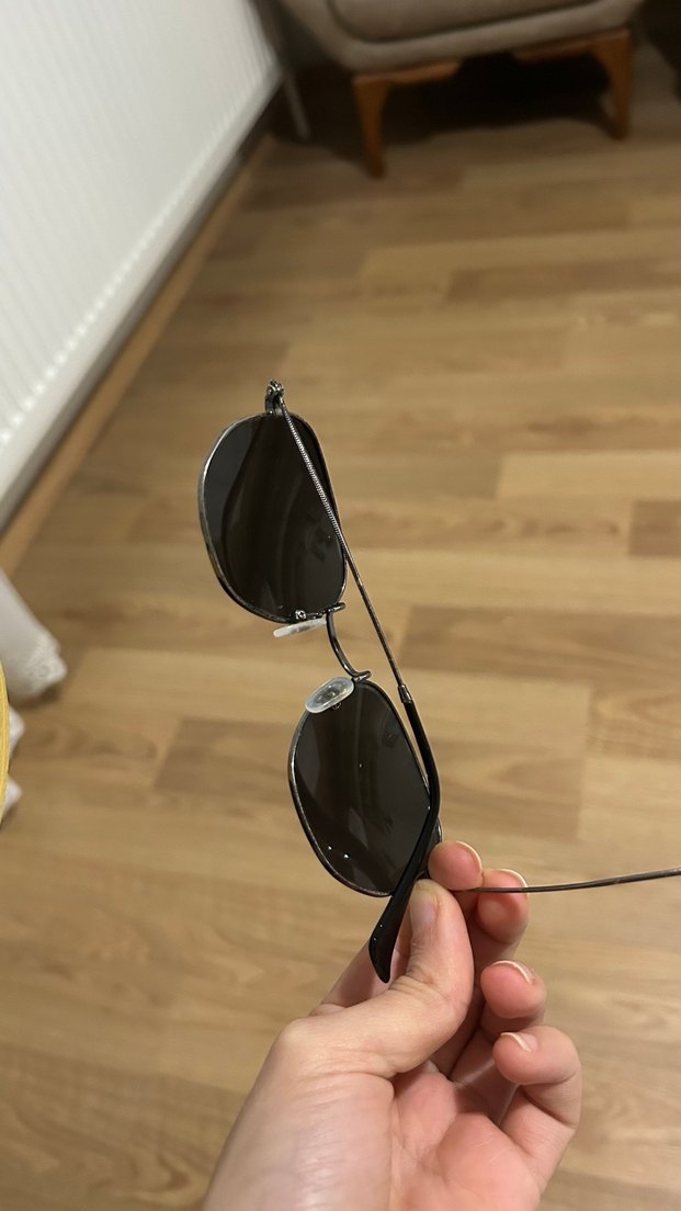 Siyah Unisex Güneş Gözlüğü - Görsel 2