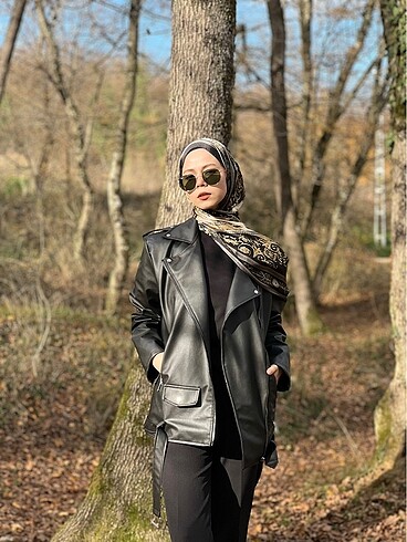 Oversize Deri Ceket