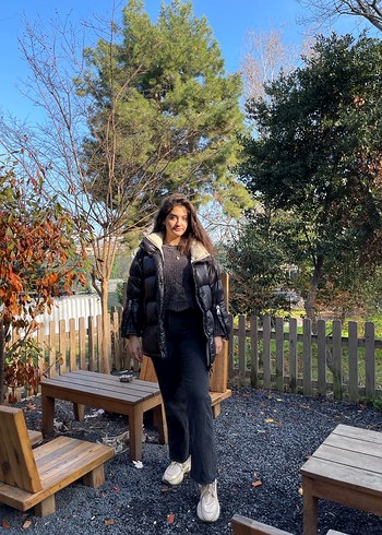 Mango şişme mont - Görsel 4