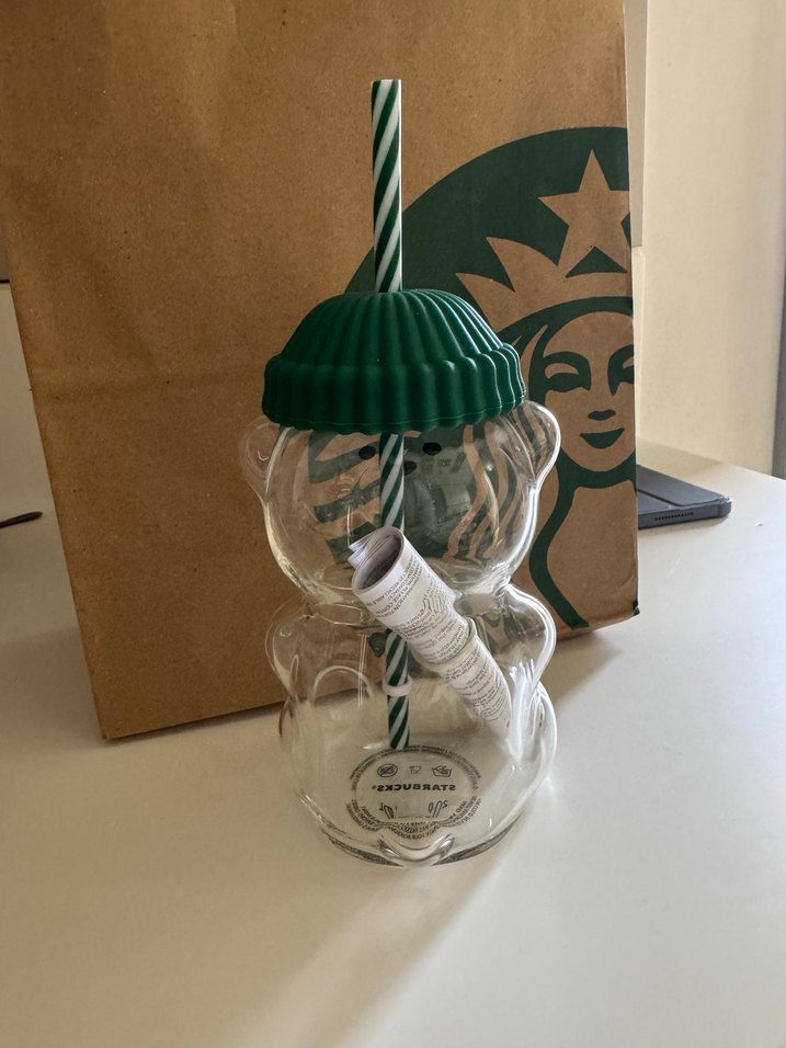 Yeşil Kapaklı Ayı Şekilli Bebek Biberonu - Görsel 3