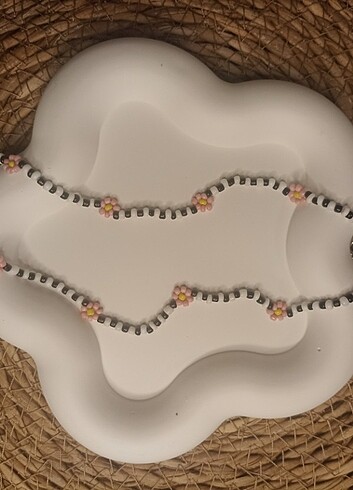 Handmade flower kolye 