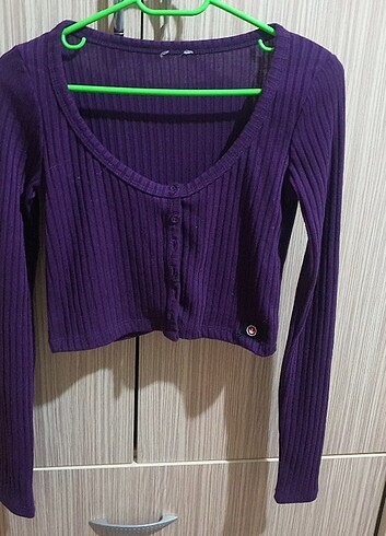 Crop hırka