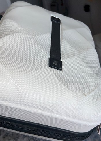 Beden beyaz Renk Minimalist Beyaz Küçük Valiz