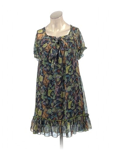 Batik Kısa Elbise %70 İndirimli.