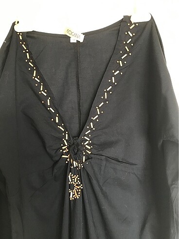 m Beden siyah Renk cocona m beden plaj elbisesi. zeki triko mağazasından alınmıştır