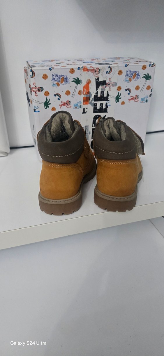 Tokalı Kahverengi Erkek/ Kız Çocuk Botu - Görsel 5