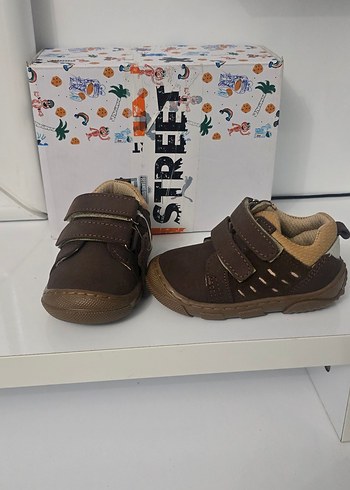 Kahverengi Erkek Bebek İlk Adım Ayakkabısı - Görsel 2