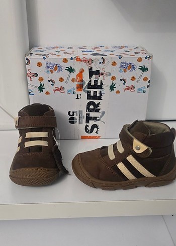 Kahverengi Erkek Bebek İlk Adım Ayakkabısı - Görsel 2