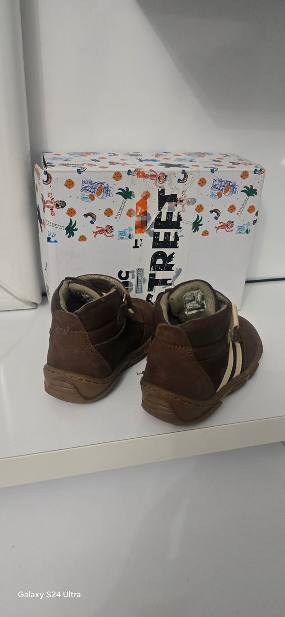 Kahverengi Erkek Bebek İlk Adım Ayakkabısı - Görsel 4