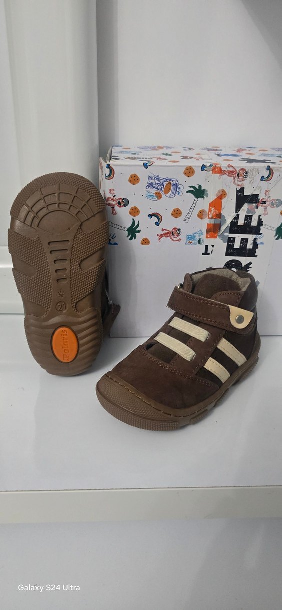 Kahverengi Erkek Bebek İlk Adım Ayakkabısı - Görsel 3