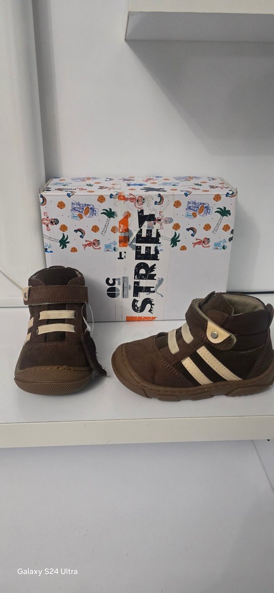 Kahverengi Erkek Bebek İlk Adım Ayakkabısı - Görsel 2