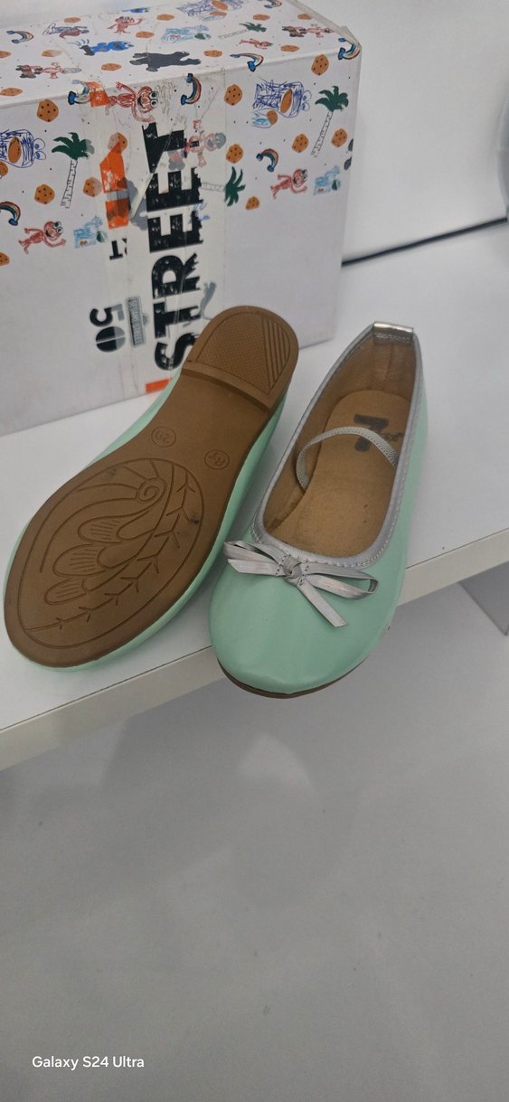 Turkuaz Fiyonklu Kız Babet - Görsel 2