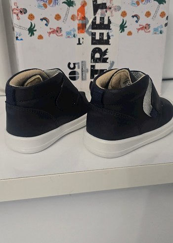 Erkek Bebek Siyah İlk Adım Ayakkabısı - Görsel 3