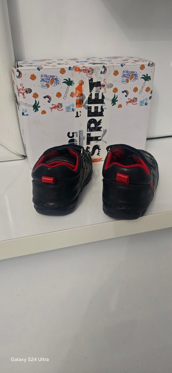 Erkek Bebek İlk Adım Ayakkabısı Velcro - Görsel 4