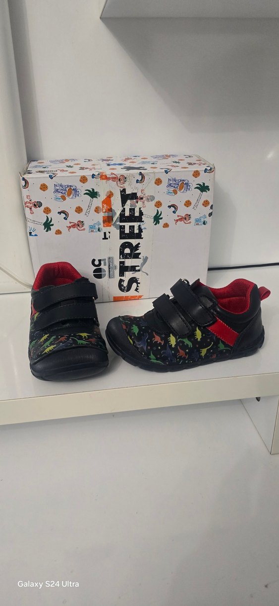 Erkek Bebek İlk Adım Ayakkabısı Velcro - Görsel 2