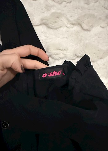 Düğmeli Siyah Askılı Gotik Bluz - Görsel 2