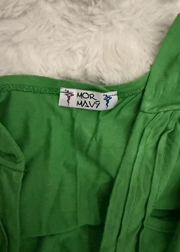 Yeşil Bohem  Bluz, Kolsuz, Baskılı - Görsel 2