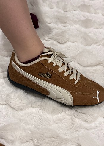 Kahverengi Süet Kadın Spor Ayakkabı - Görsel 6