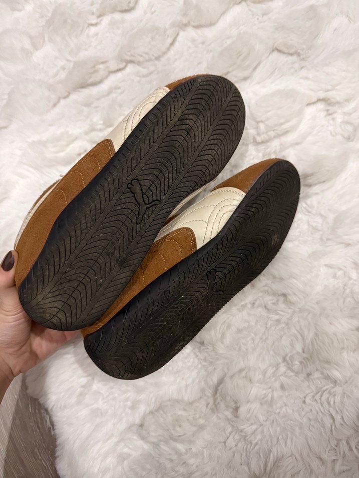 Kahverengi Süet Kadın Spor Ayakkabı - Görsel 4