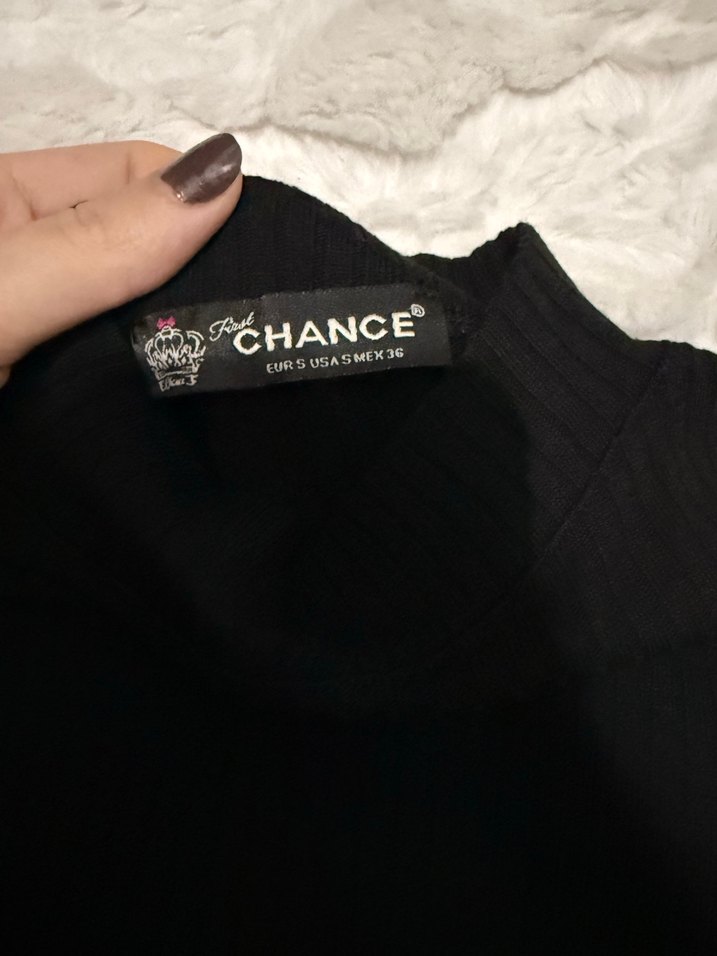 Siyah omzu açık Uzun Kollu İnce Triko Kazak - Görsel 3