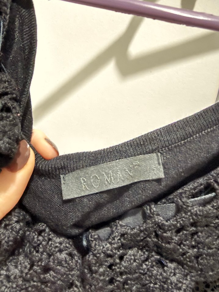 Siyah dantelli askılı  Atlet - Görsel 3