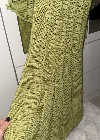 Bohem V Yaka  Örgü yazlık elbise - Görsel 7