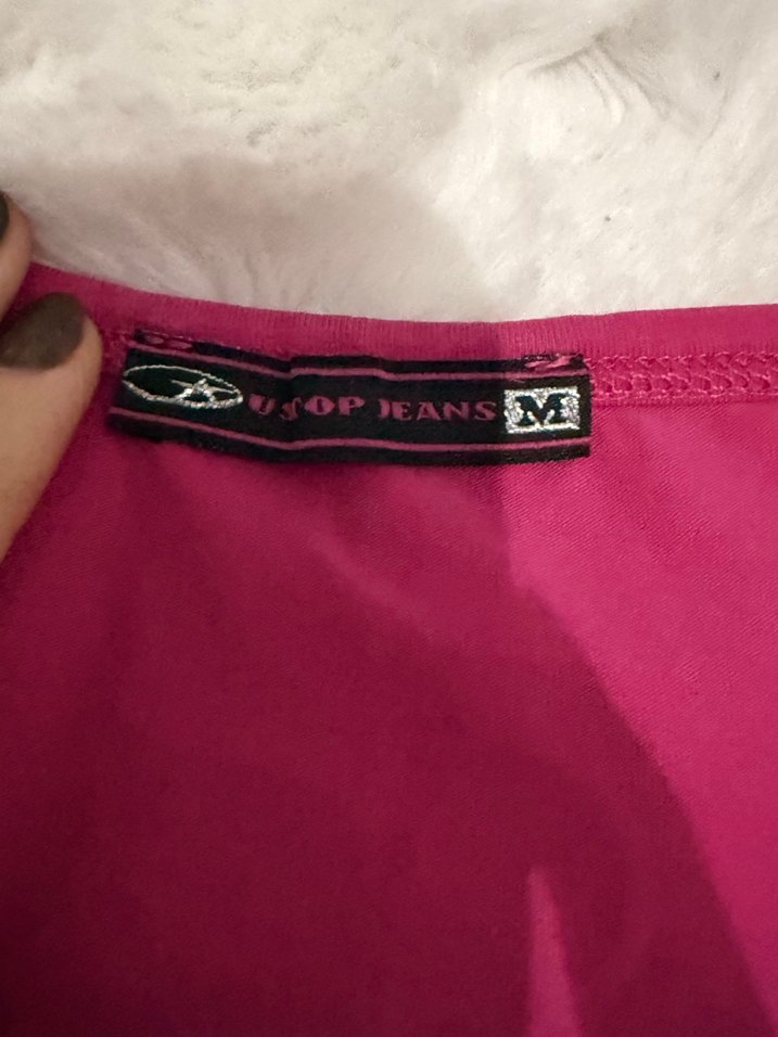 Pembe Baskılı Kadın body - Görsel 3