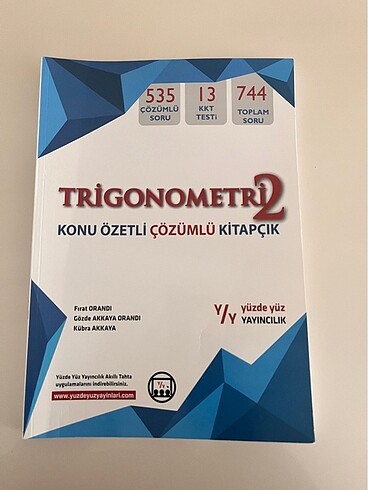 Yüzdeyüz yayınları trigonometri