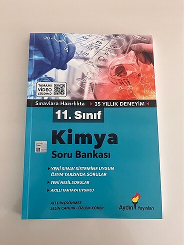 Aydın yayınları 11. Sınıf kimya soru bankası