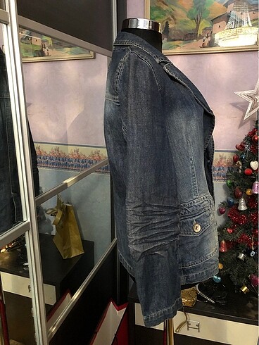 l Beden mavi Renk Ltb Jeans Blazer Kot Ceket