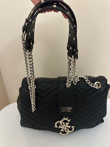 Guess Orijinal Guess kadın siyah çanta