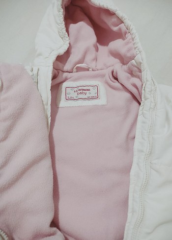 Beyaz Kürklü Bebek Kız Tulumu - Görsel 5