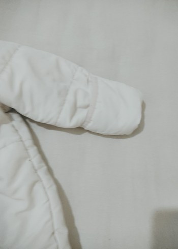 Beyaz Kürklü Bebek Kız Tulumu - Görsel 4