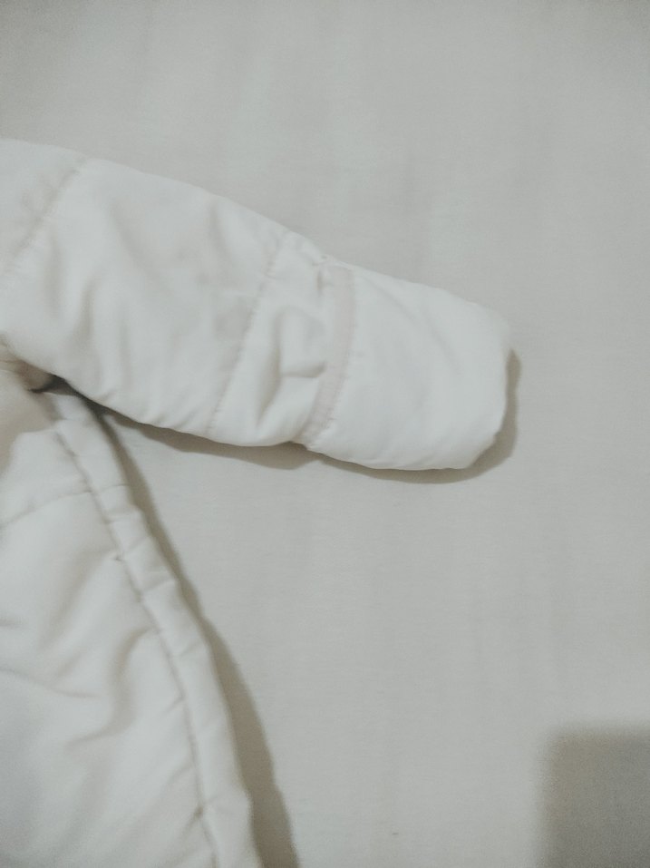 Beyaz Kürklü Bebek Kız Tulumu - Görsel 4