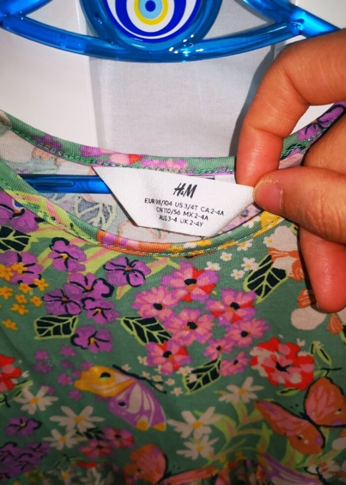 H&M ELBİSE 2 yaş - Görsel 2