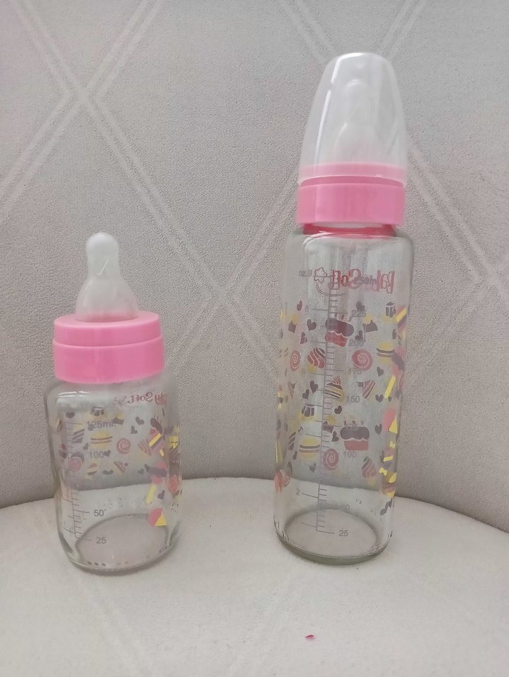 baby soft Pembe Bebek Biberonu Seti - Görsel 2
