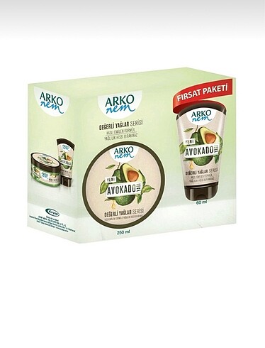 Arko Nem Değerli Yağlar Avokado 250+60ml