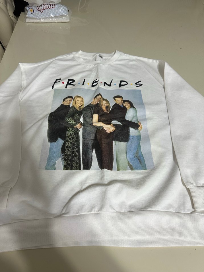 Beyaz Baskılı Hamile Tişörtü - Görsel 2