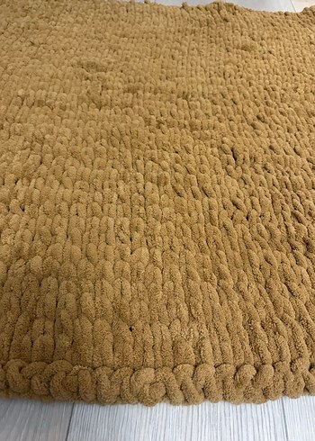 Kahverengi Parlak Örgü Çocuk Battaniyesi - Görsel 2