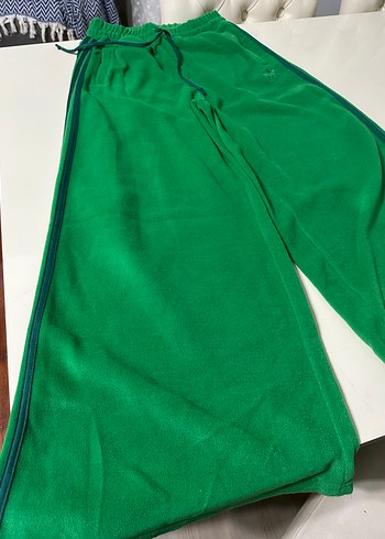 Kadın Yeşil  Rahat Eşofman Altı - Görsel 4