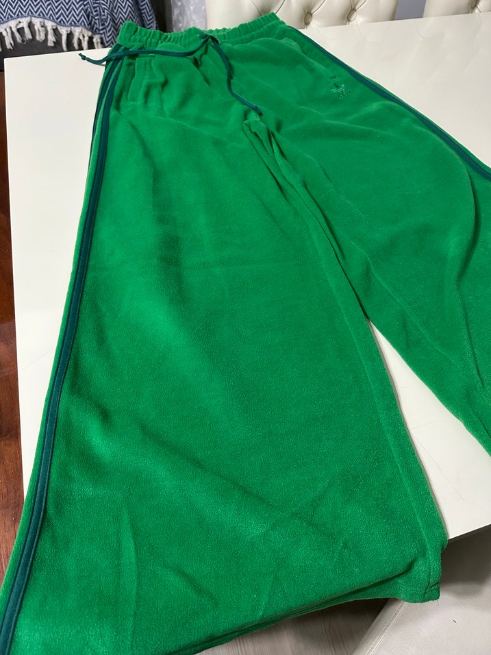 Kadın Yeşil  Rahat Eşofman Altı - Görsel 4