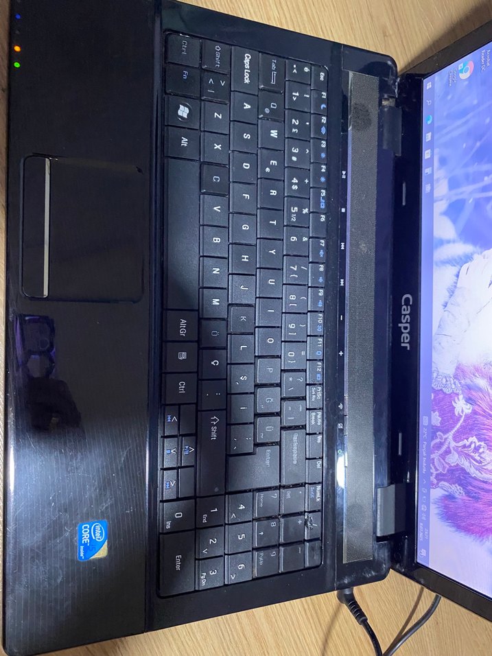 Casper Siyah Dizüstü Bilgisayar - Görsel 2