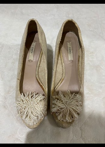 Zara Zara dolgu topuklu ayakkabı