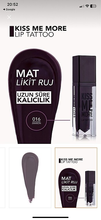 Beden Flormar kiss me more ruj