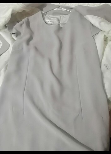 48 Beden gri Renk Kadın Takım Elbise 