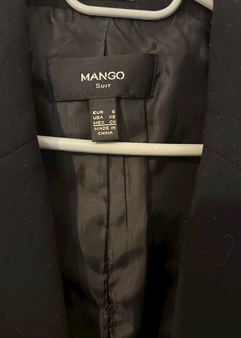 Kadın Siyah Düğmeli Midi Blazer Ceket - Görsel 4